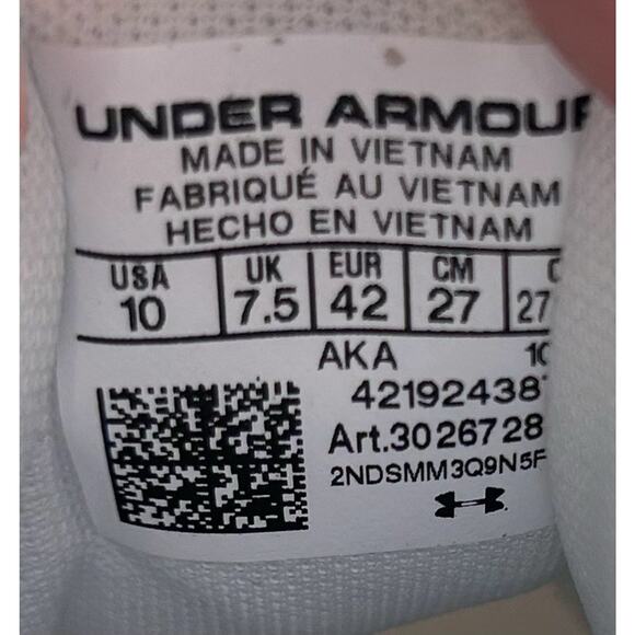 Under Armour Charged Commit TR 4 Training Athletic Sneakers Trainers Women 10 - Picture 11 of 12